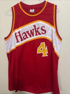 Hawks Red Basketball Jersey #4 - offer now !